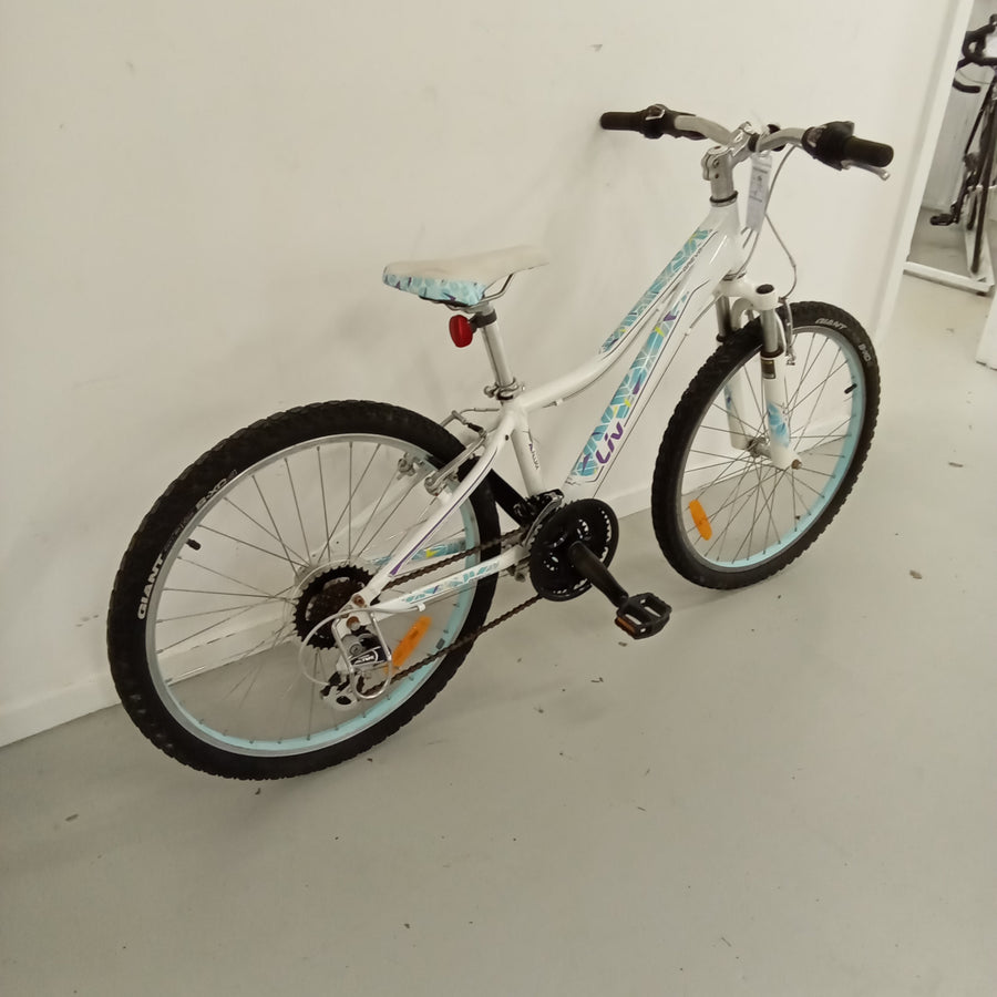 865 - 24" White, Kids, Bike