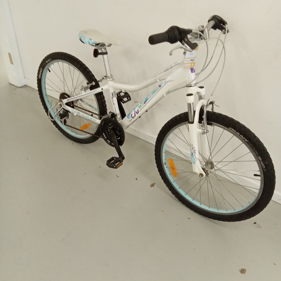 865 - 24" White, Kids, Bike