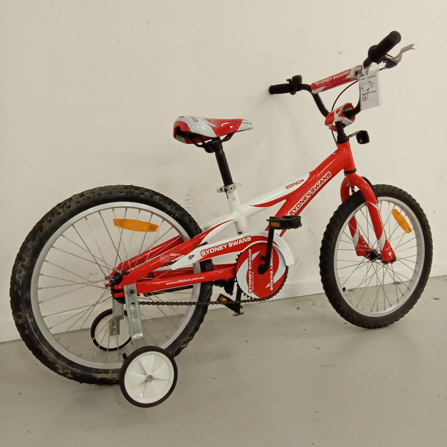 910 - 20" White,
Red, Kids, Bike