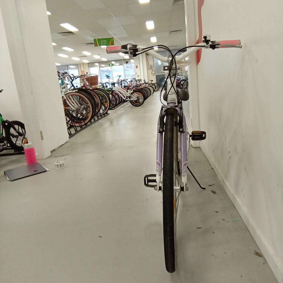 918 - 24" White,
Purple, Kids, Bike