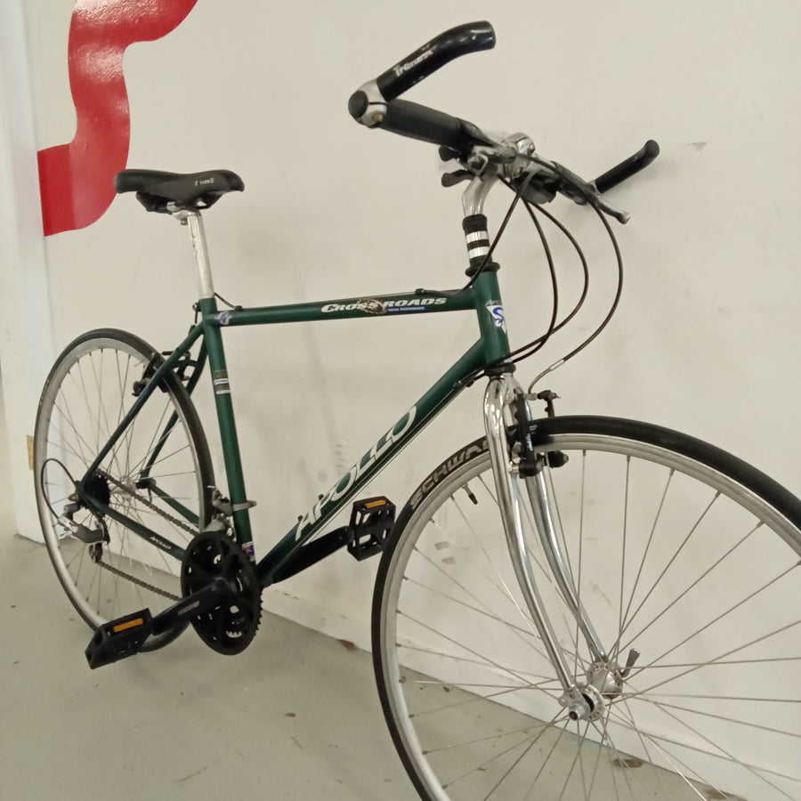 1008 - 50cm Green, Flat Bar Commuter, Bike