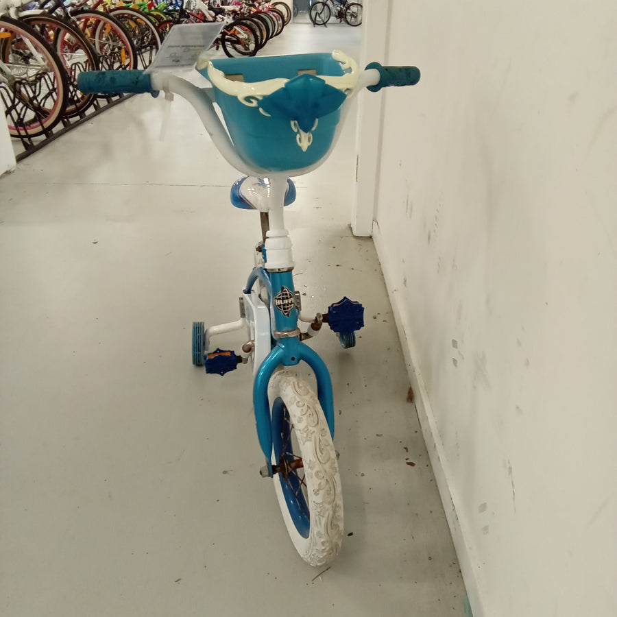 1040 - 12" Blue,
White, Kids, Bike