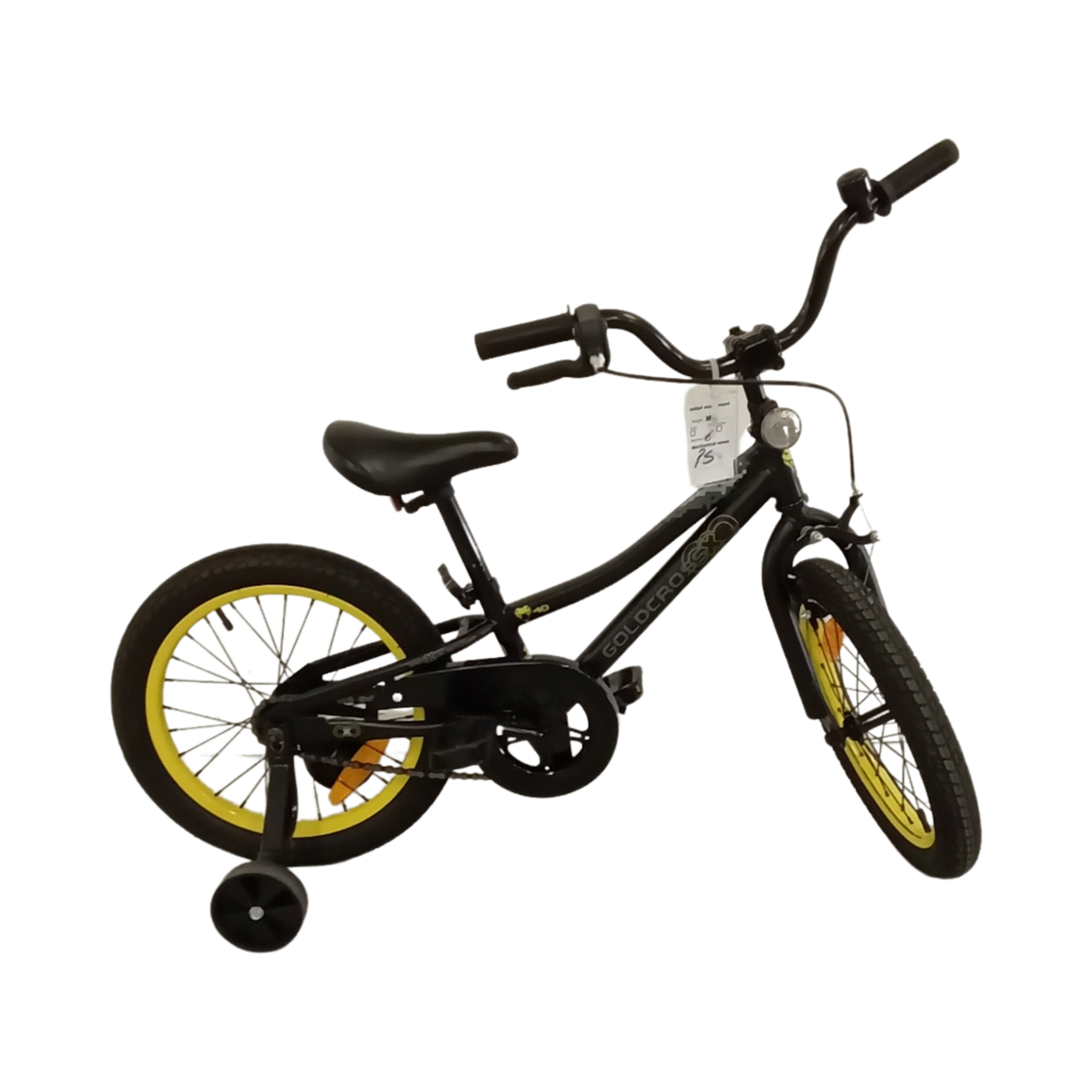 1102 - 16" Black,
Yellow, Kids, Bike