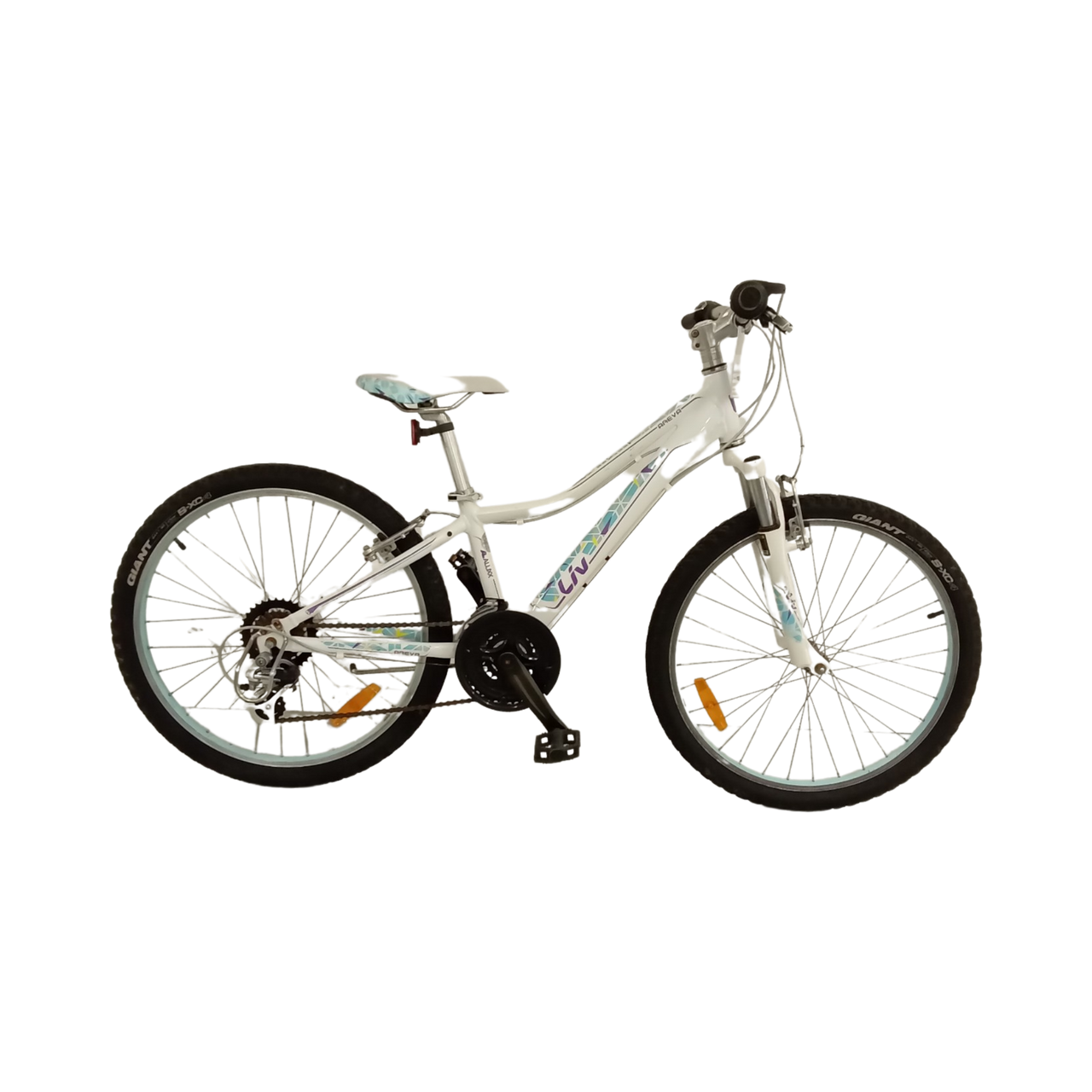 865 - 24" White, Kids, Bike