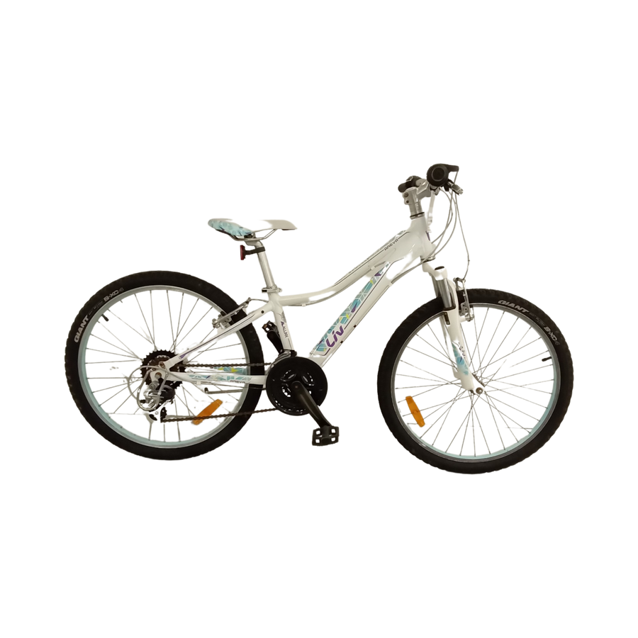 865 - 24" White, Kids, Bike