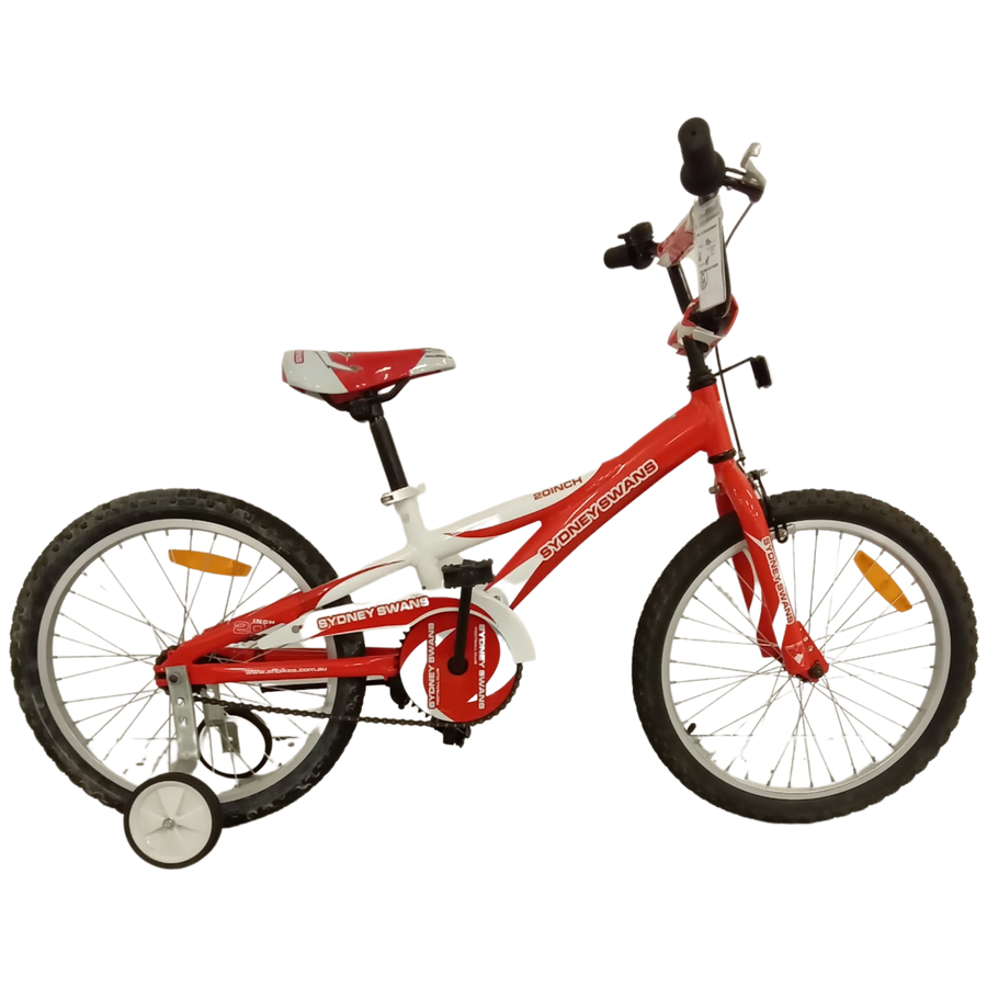 910 - 20" White,
Red, Kids, Bike