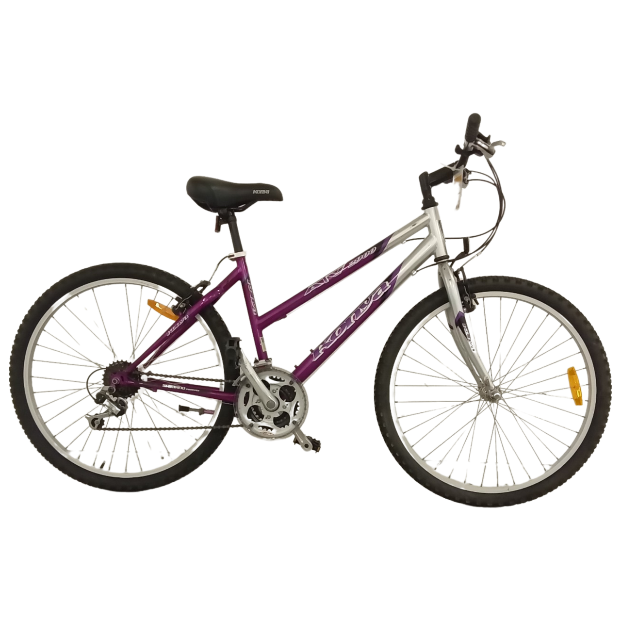 1010 - 44cm Purple,
Silver, Hybrid Commuter, Bike
