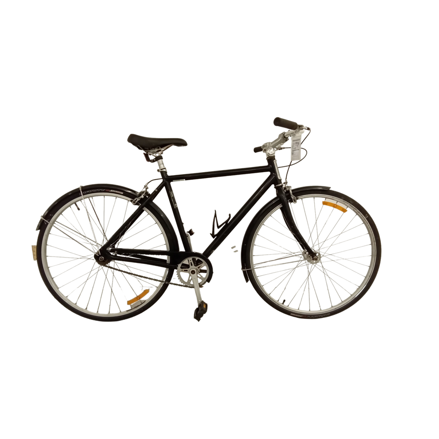 998 - 52cm Black, Fixie Commuter, Bike