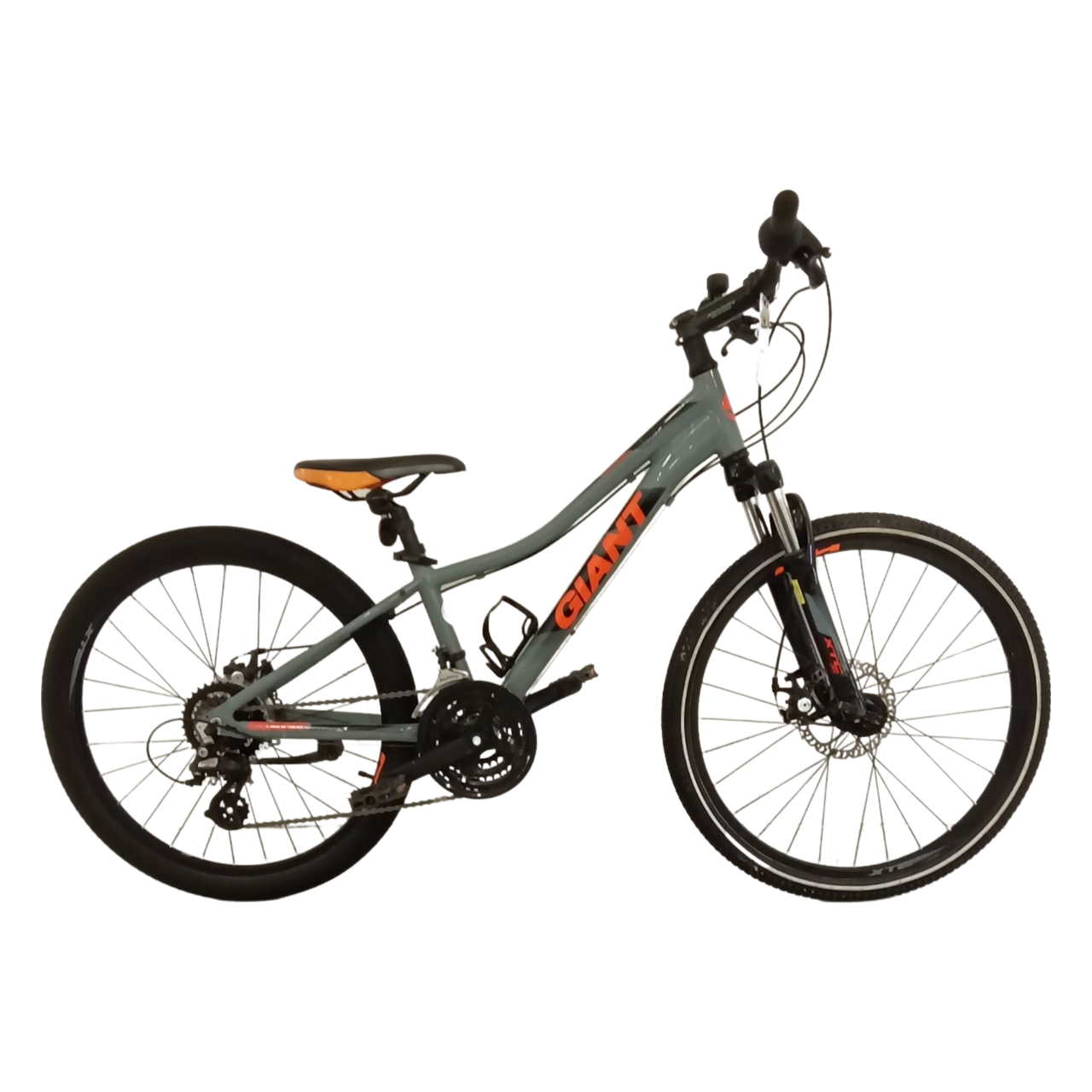 1022 - 24" Blue,
Orange, Mountain Bike,
Kids, Bike