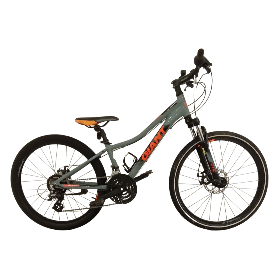1022 - 24" Blue,
Orange, Mountain Bike,
Kids, Bike