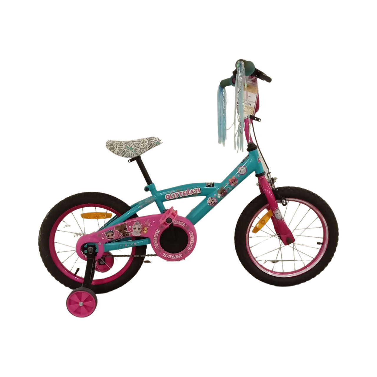989 - 16" Blue,
Pink, Kids, Bike