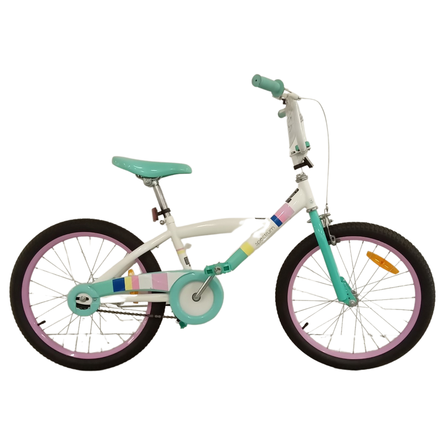 1068 - 20" White, Kids, Bike