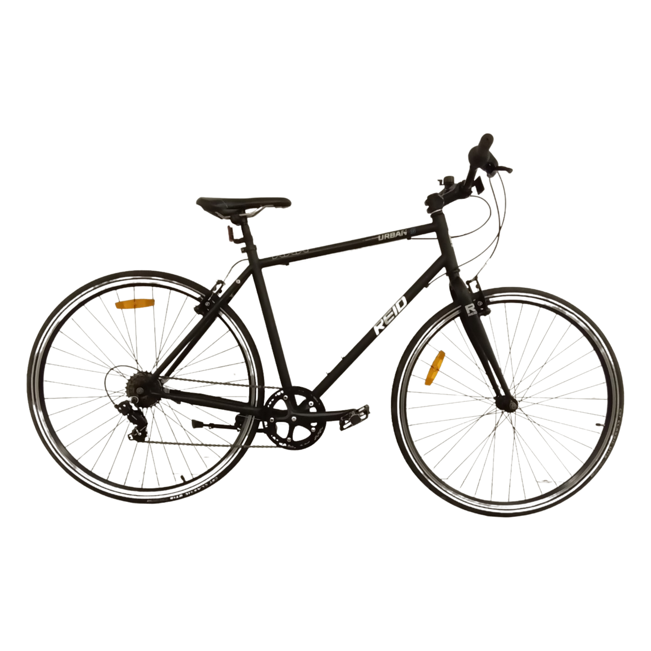 1070 - 50cm Black, Flat Bar Commuter, Bike