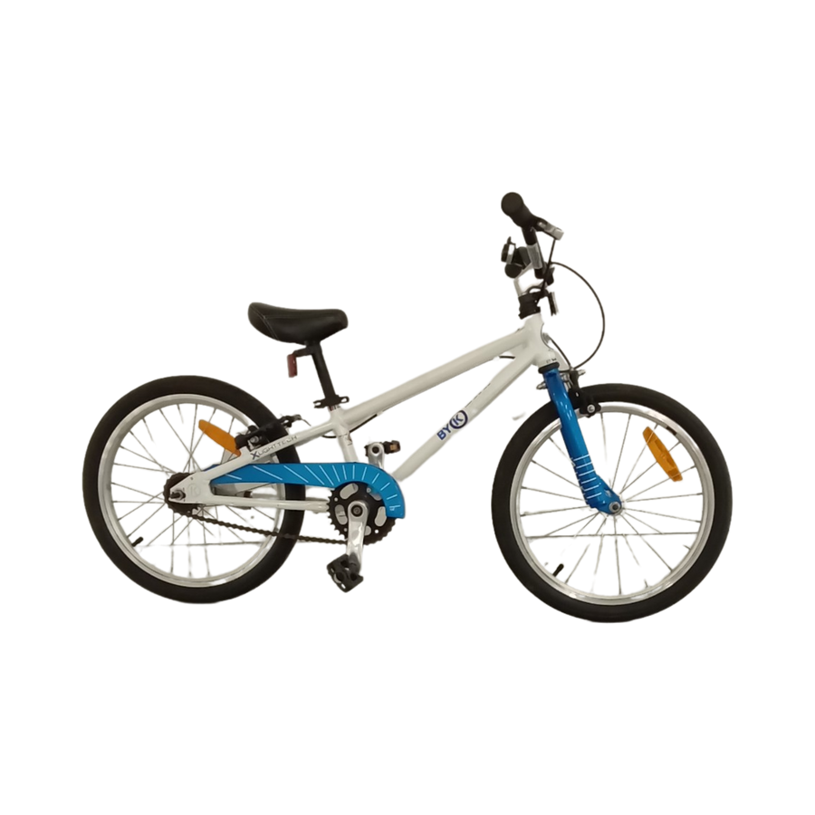 1101 - 18" Blue,
White, Kids, Bike