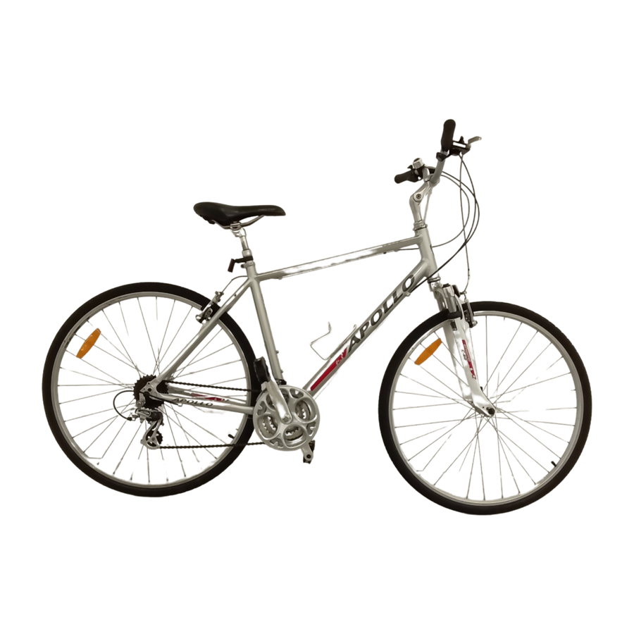 1106 - 50cm Silver, Hybrid Commuter, Bike