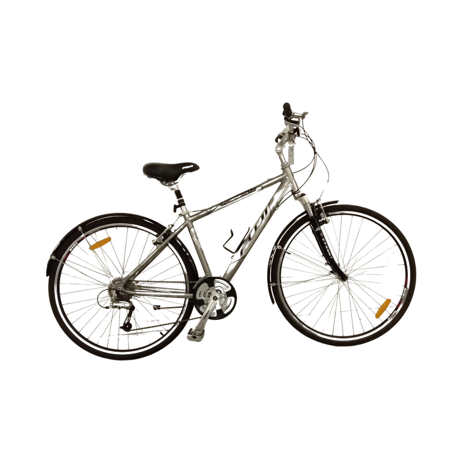 1108 - Silver, Hybrid Commuter, Bike