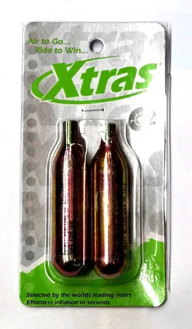 CARTRIDGES Co2 16g - 2 Pce THREADLESS