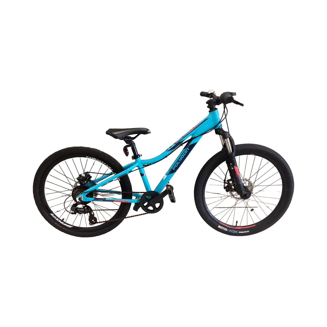 Polygon Relic 24 Bike - 24"  - Mountain Bike,
Kids, Colour: Black, Blue