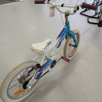 Thumbnail for Kids 16Inch Blue, White and Purple Bike