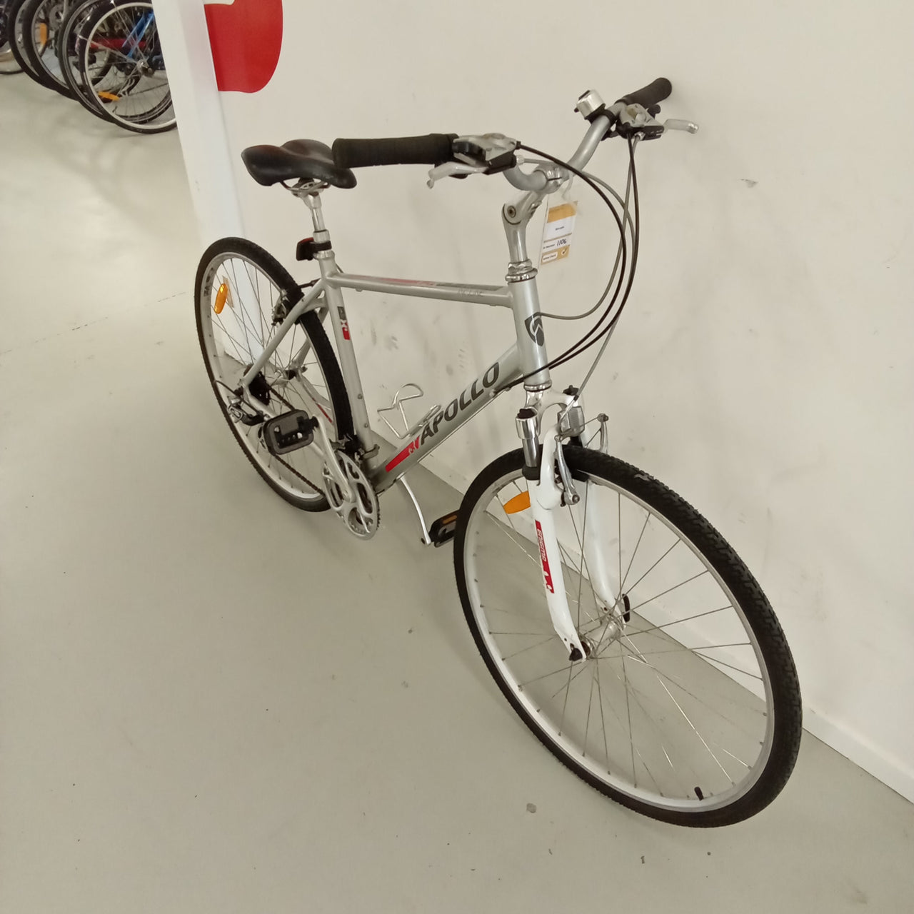 1106 - 50cm Silver, Hybrid Commuter, Bike