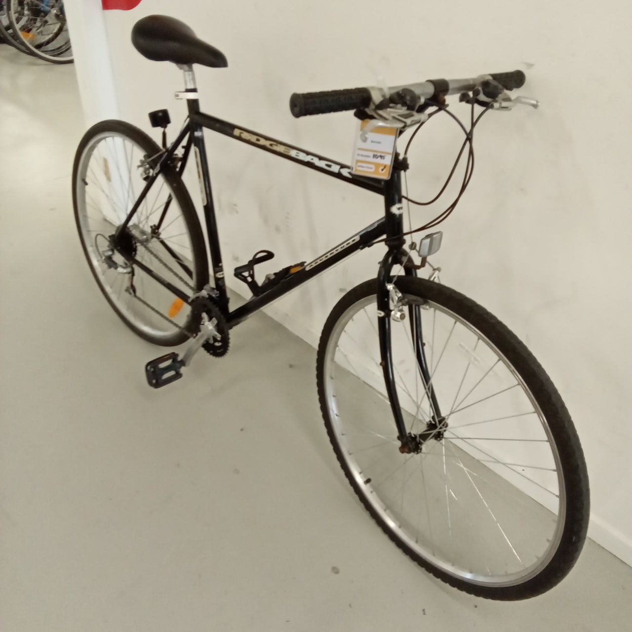 1095 - 58cm Black, Flat Bar Commuter, Bike