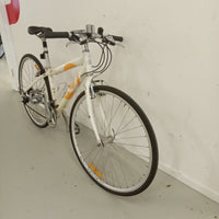 Thumbnail for 1740 - 33cm White, Flat Bar Commuter, Bike