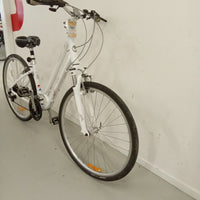 Thumbnail for 1768 - 40cm White, Hybrid Commuter, Bike