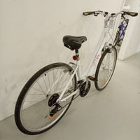 Thumbnail for 1768 - 40cm White, Hybrid Commuter, Bike