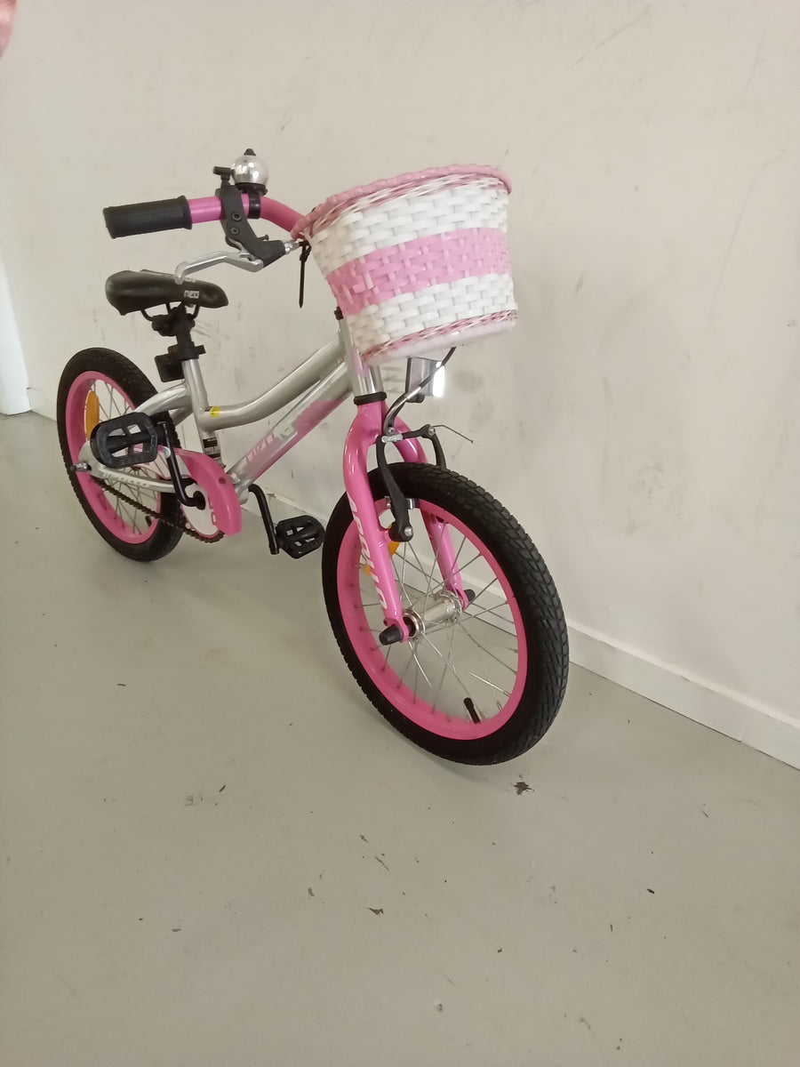 Apollo Neo 16 Bike - 16"  - Kids, Colour: Pink, Silver