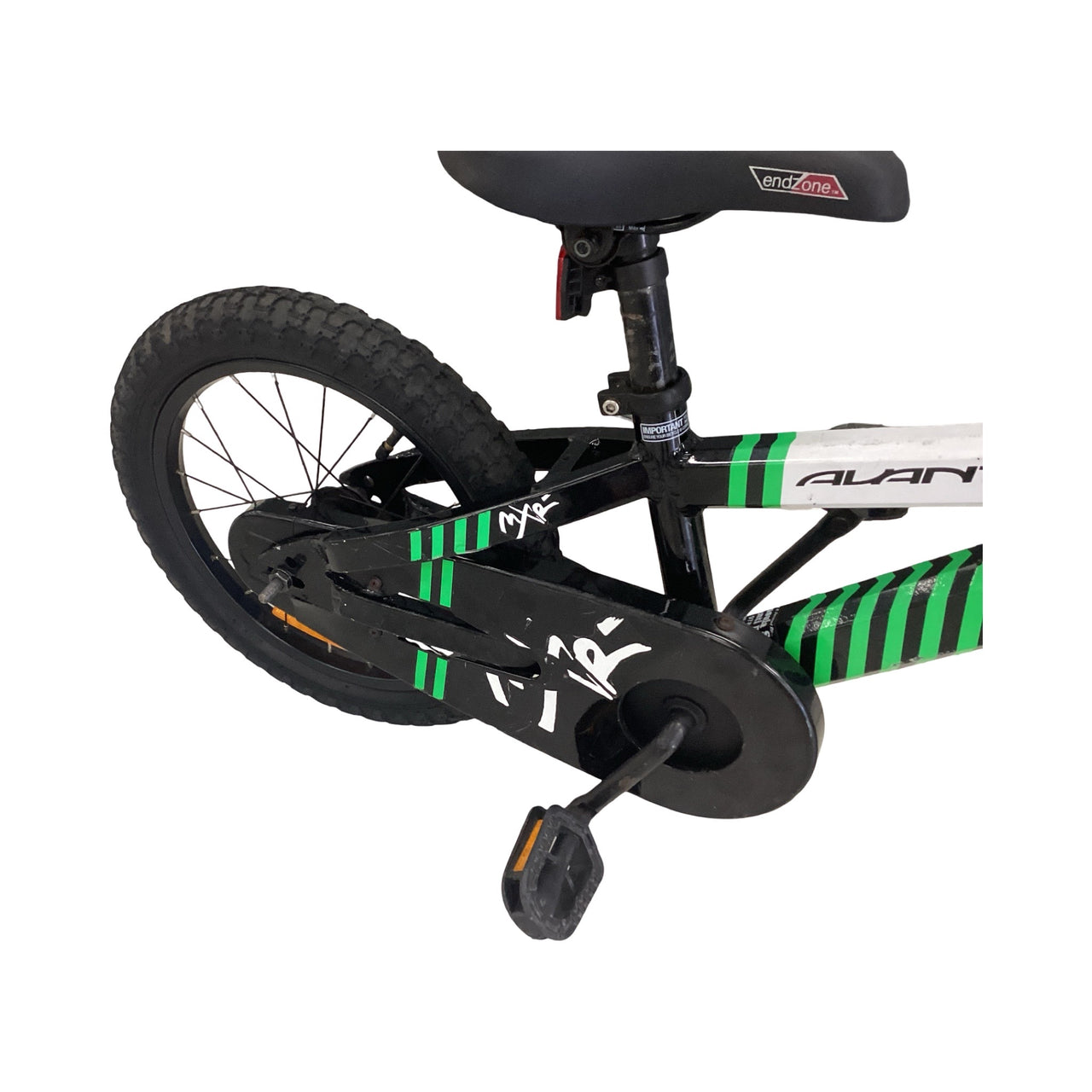 Avanti MXR Bike - 16"  - Kids, Colour: Black, Green, White