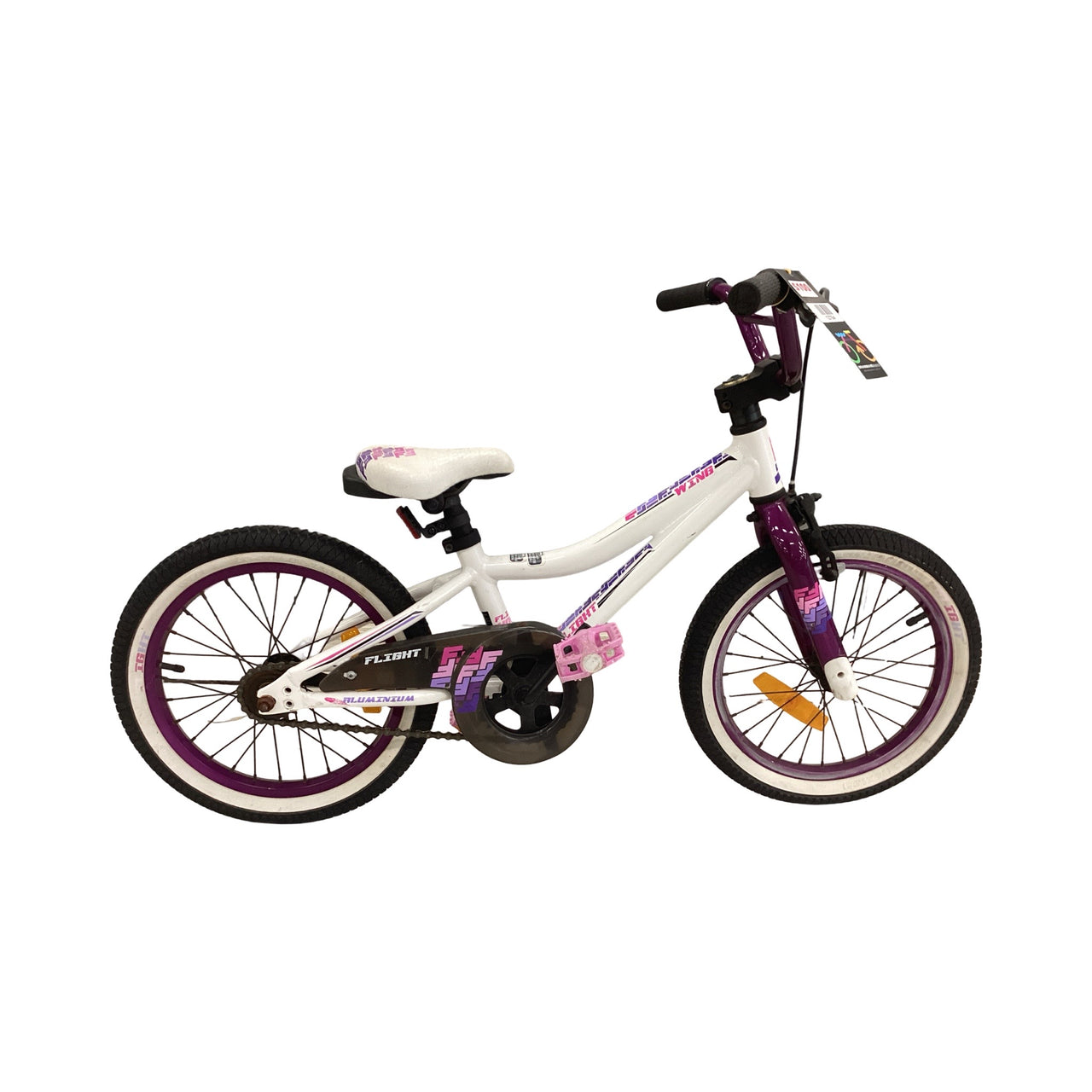 flight Wing Bike - 16"  - Kids, Colour: White, Purple