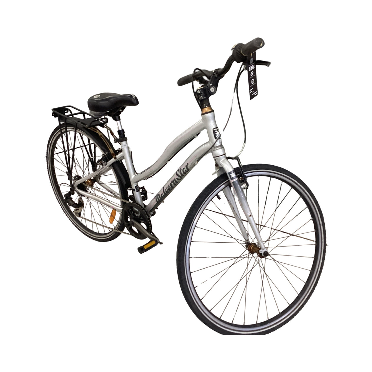 Malvern star  Bike -   - Hybrid Commuter,
Flat Bar Commuter, Colour: Silver