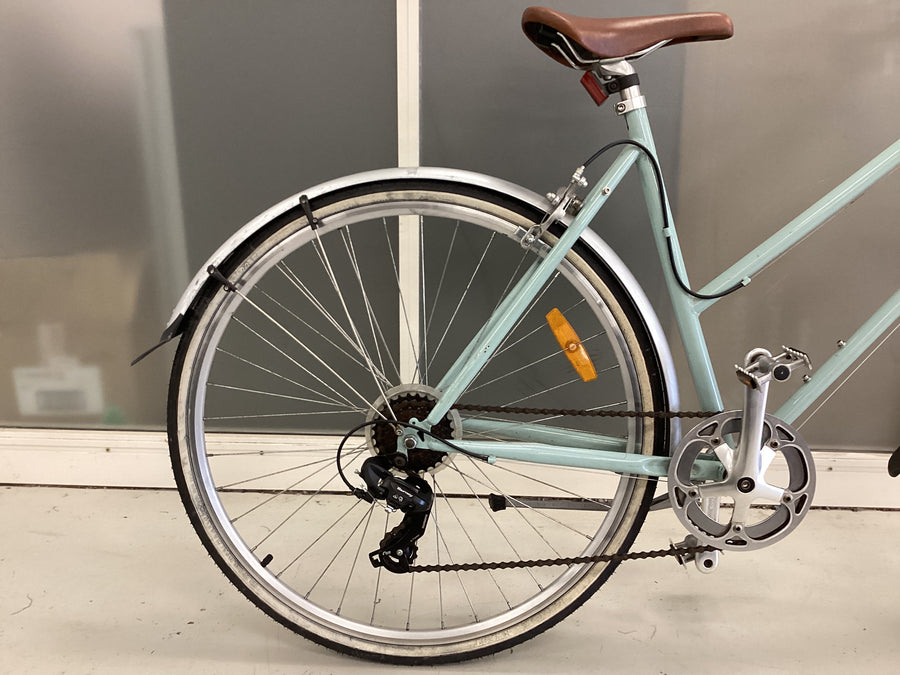 Reid - Step Thru - Flat Bar Commuter - Green (#4577)