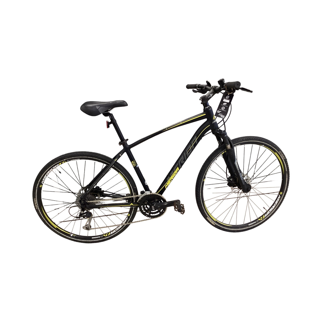 Merida Crossway 100 Bike -  48cm - Mountain Bike, Colour: Black, Yellow