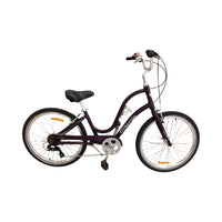 Thumbnail for Townie 7D Bike -  46cm - Flat Bar Commuter, Colour: Purple