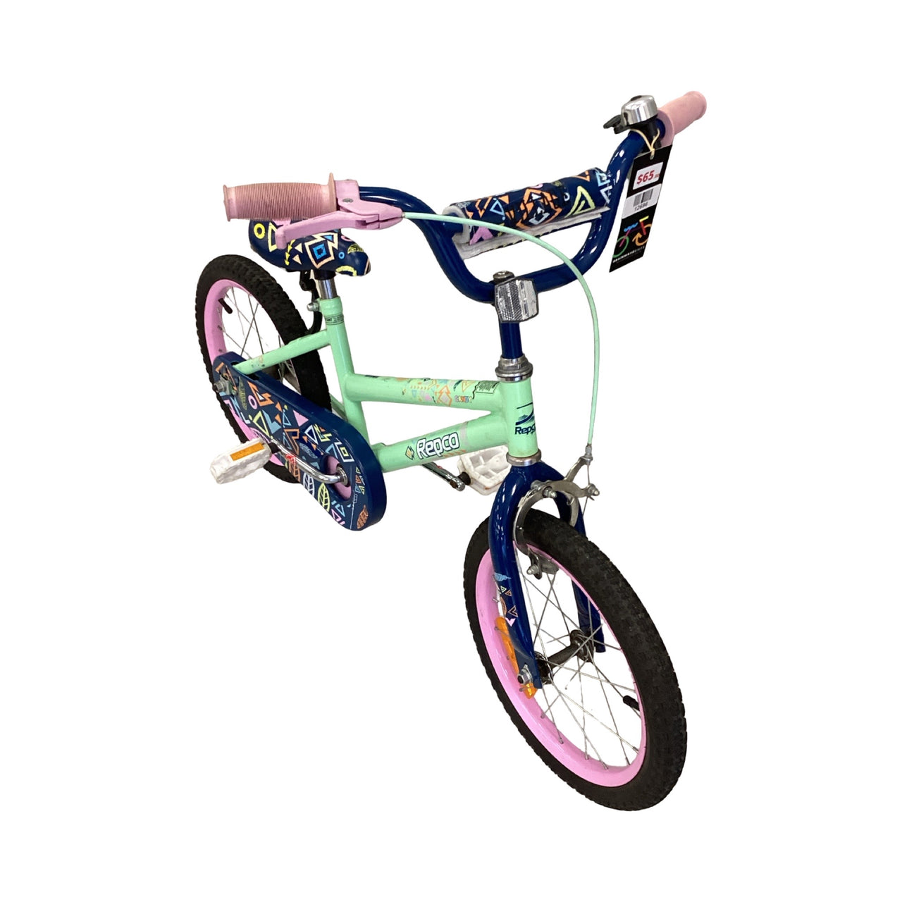 Repco Candy Bike - 16"  - Kids, Colour: Blue, Green