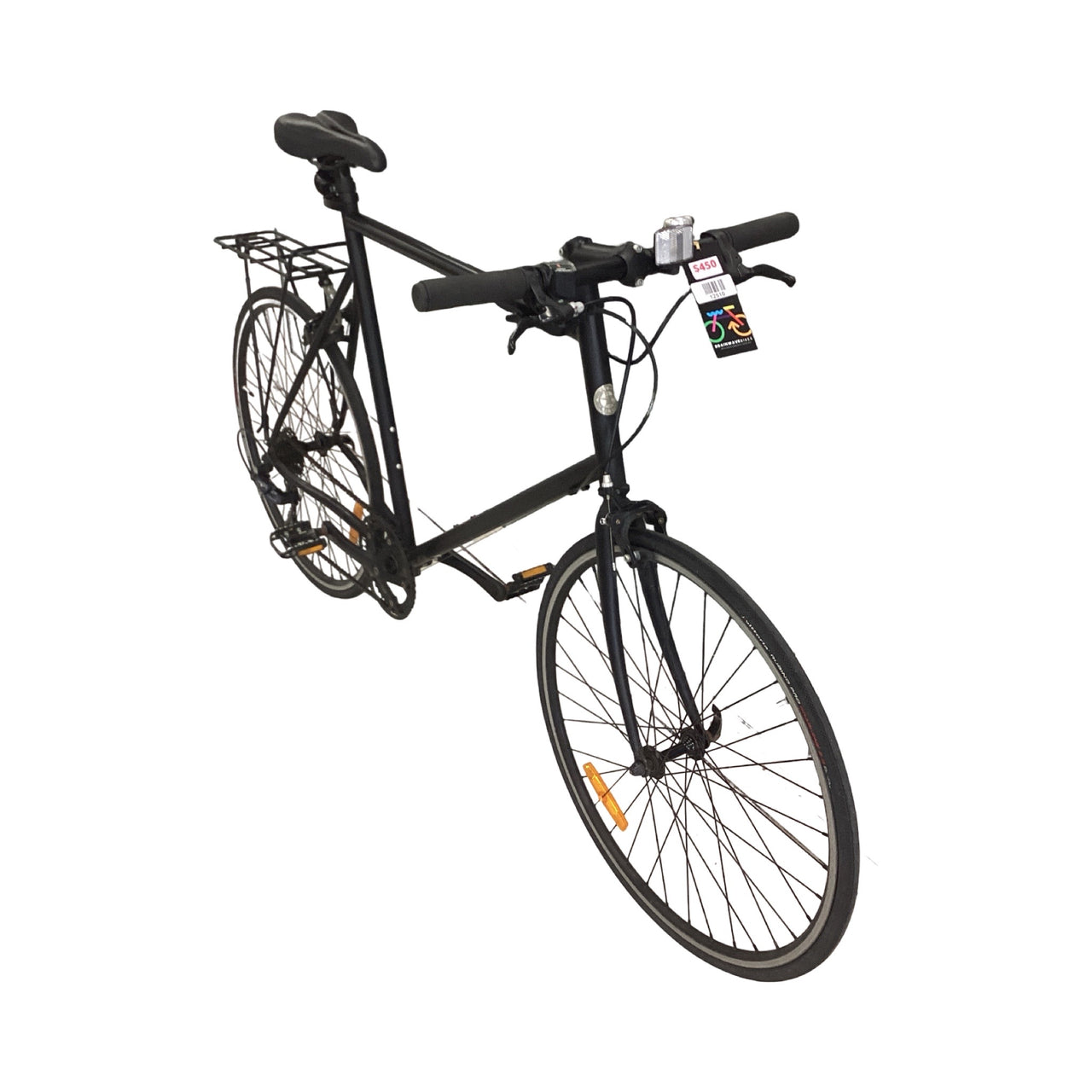 Tokyo C26 Bike -  60cm - Flat Bar Commuter, Colour: Black