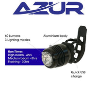 Thumbnail for Light Cyclops USB 60 Lumens Head Light