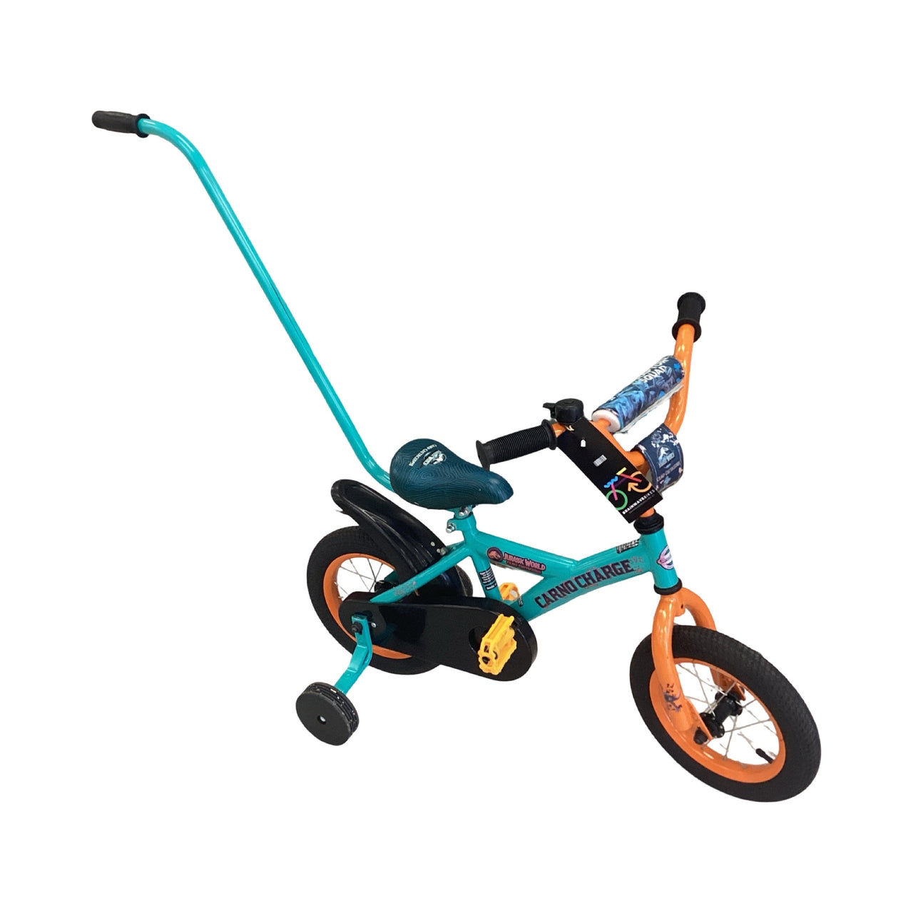 Cyclops Jurassic world Bike - 12"  - Kids, Colour: Blue, Orange