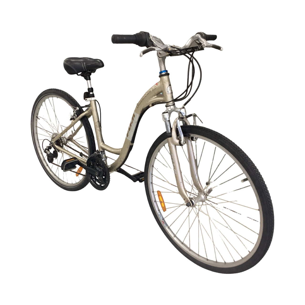 Fuji Crosstown Bike -  44cm - Hybrid Commuter, Colour: Brown