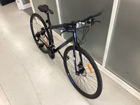 Thumbnail for Reid Transit Bike -  46cm - Hybrid Commuter, Colour: Black, Blue
