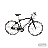 Thumbnail for Allegro Onya 8 Bike -  50cm - Flat Bar Commuter, Colour: Black, White