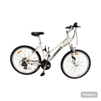 Thumbnail for Giant Boulder Bike -  46cm - Mountain Bike, Colour: Black, White
