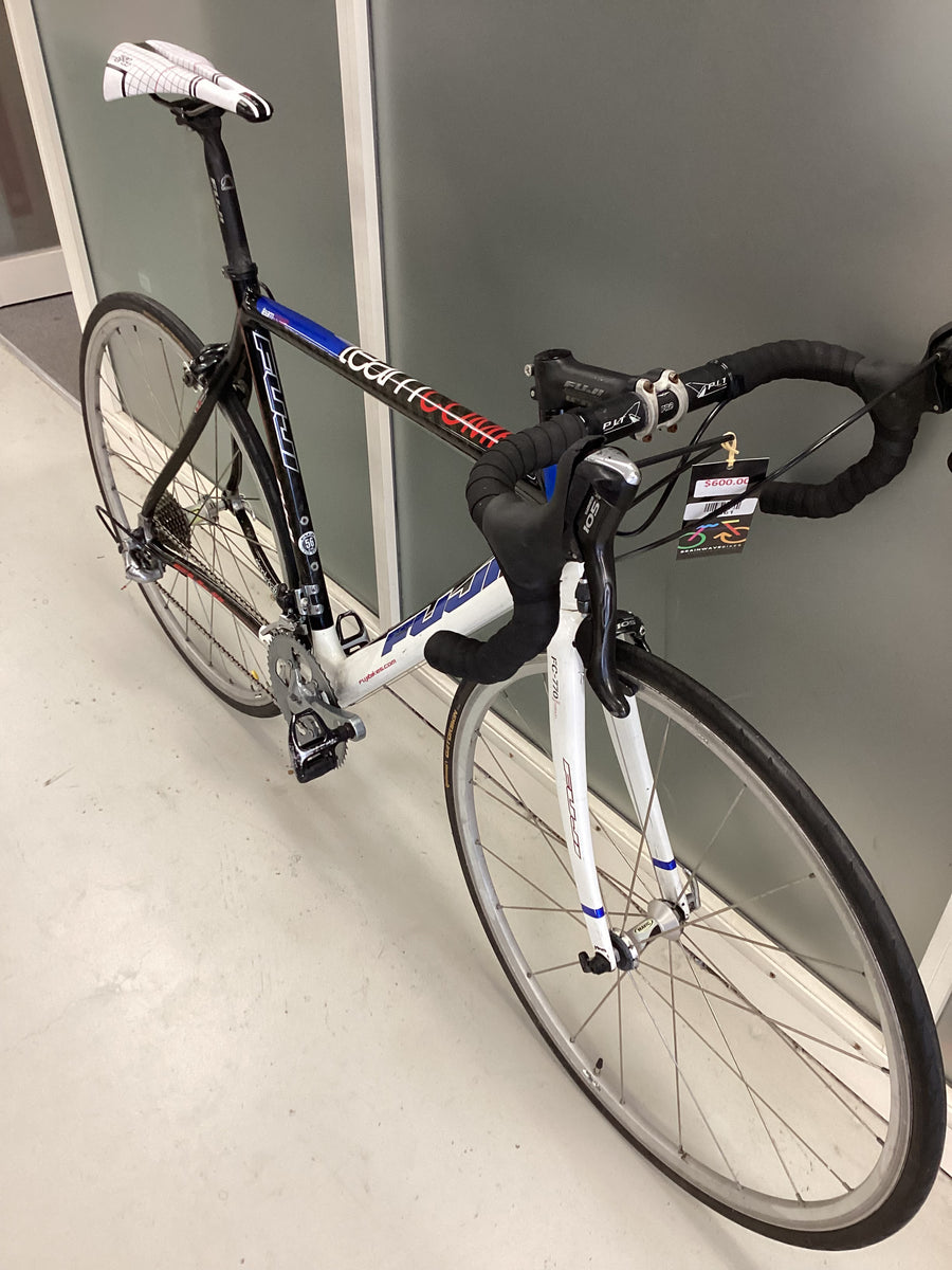 Fuji Team comp Bike -  56cm - Road Bike, Colour: Black, Blue, White