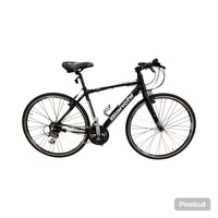 Thumbnail for Buanchi Camaleonte Sport Bike -  48cm - Flat Bar Commuter, Colour: Black, Silver