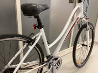 Thumbnail for Giant Cypress Bike -  40cm - Hybrid Commuter, Colour: White, Red