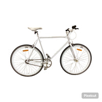 Thumbnail for Reid Harrier Bike -  58cm - Fixie Commuter, Colour: White