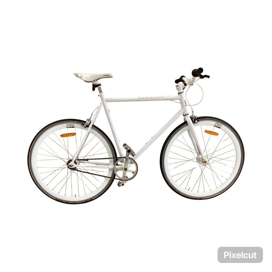 Reid Harrier Bike -  58cm - Fixie Commuter, Colour: White