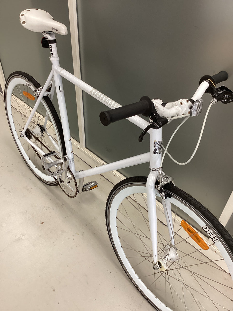 Reid Harrier Bike -  58cm - Fixie Commuter, Colour: White