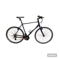 Thumbnail for Giant Cross City Bike -  58cm - Flat Bar Commuter, Colour: Blue